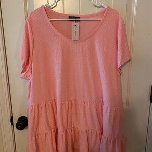 Pink Lane Bryant Shirt Size 22/24 NWT.